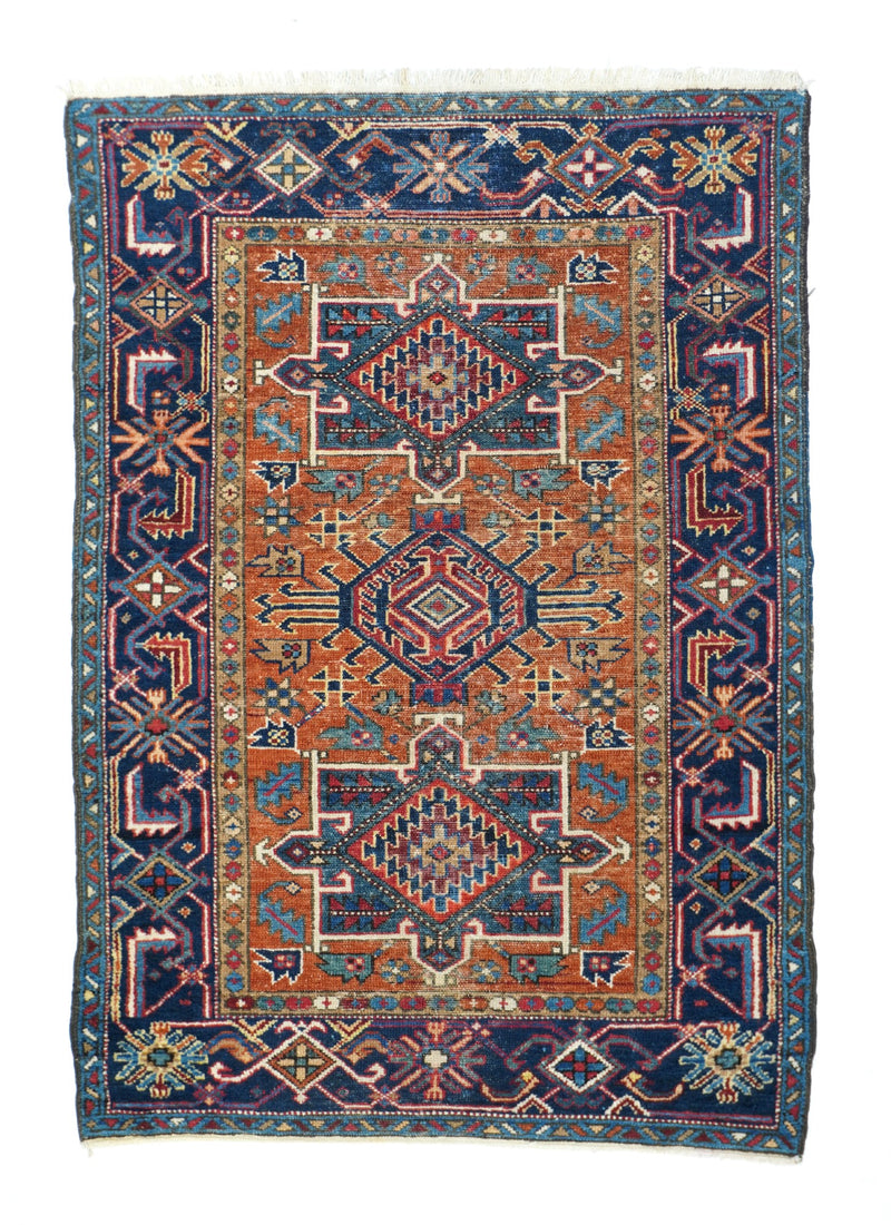 Antique Heriz Rug 3'1'' x 4'6''