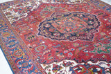 Persian Heriz Wool on Cotton 8'2'' x 11'