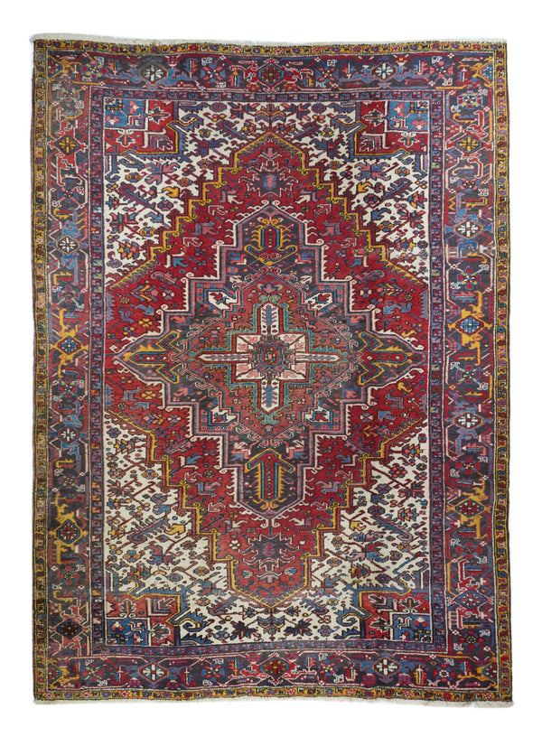 Persian Heriz Wool on Cotton 7'10''x10'11''