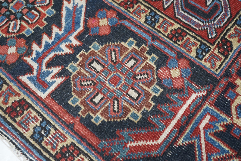 Vintage Heriz Rug 6'7'' x 9'