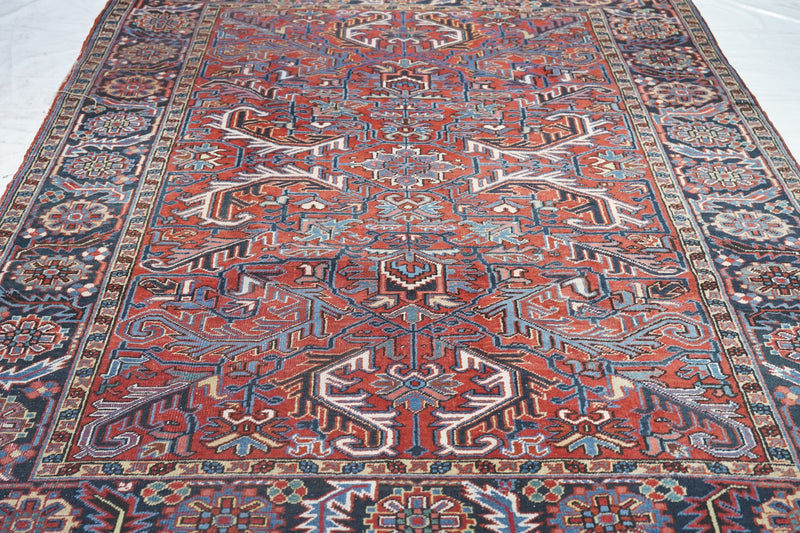 Vintage Heriz Rug 6'7'' x 9'