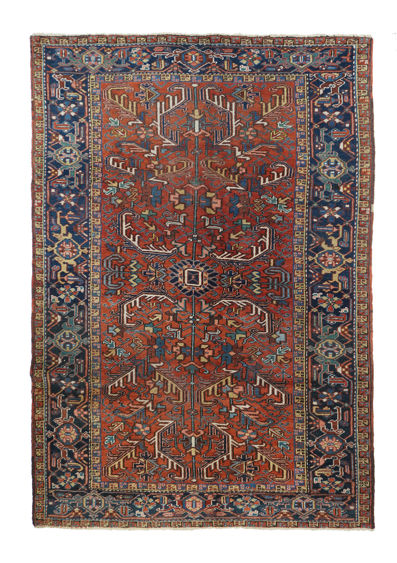 Vintage Heriz Rug  6'2'' x 8'9''