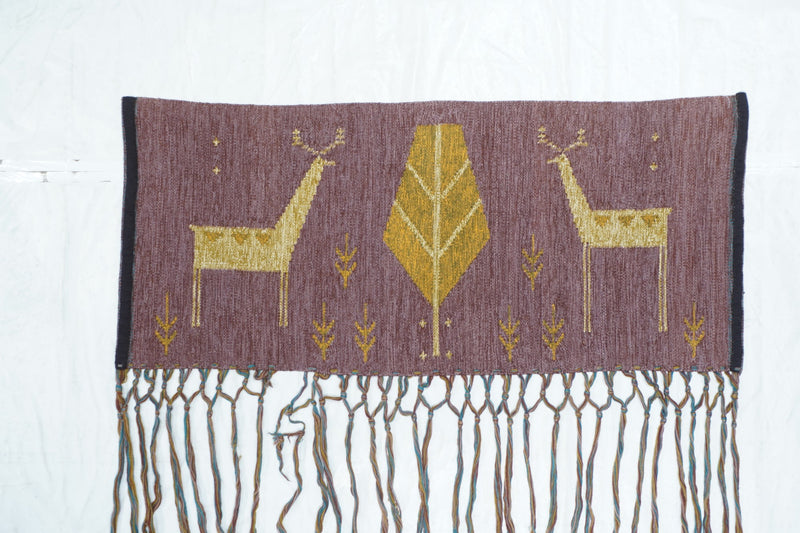 Vintage European Flat Weave Rug 1'11'' x 4'3''