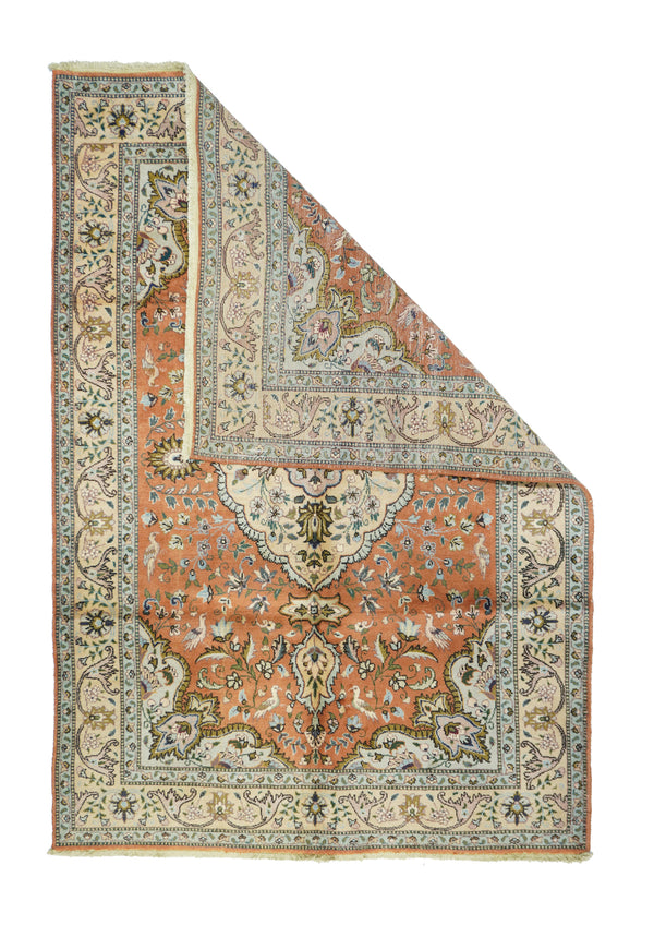 Persian Tabriz Wool on Cotton 6' x 8'9''