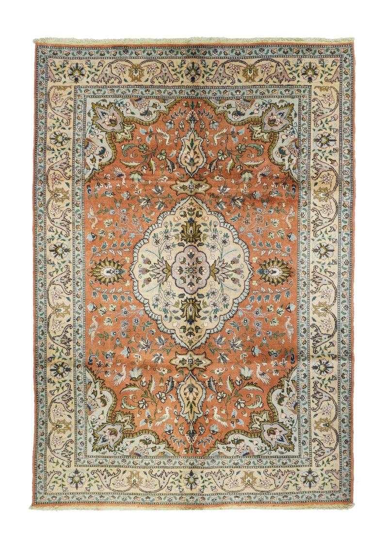 Persian Tabriz Wool on Cotton 6' x 8'9''