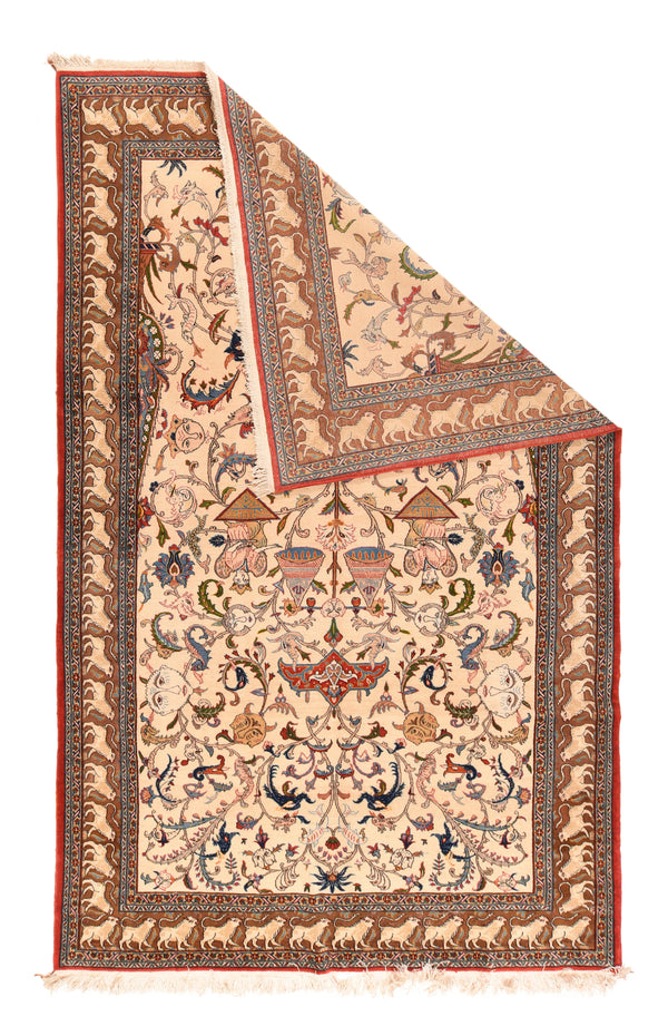 Persian Qum Wool on Cotton 6' x 9'5''