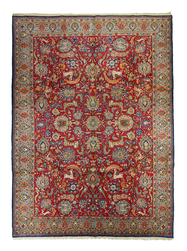 Vintage Qum Rug 8'7'' x 11'9''