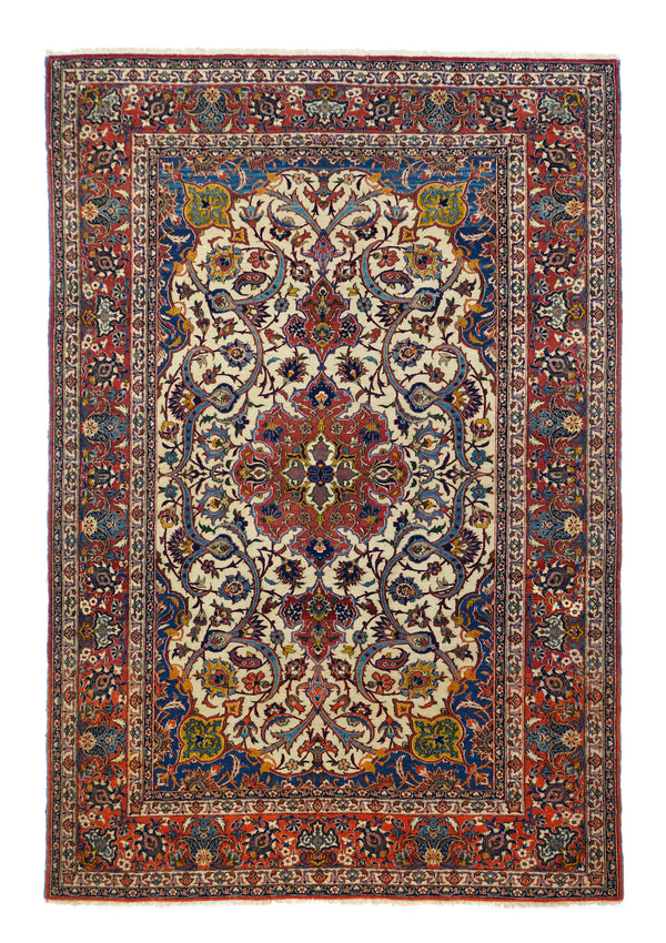 Antique Isfahan Rug