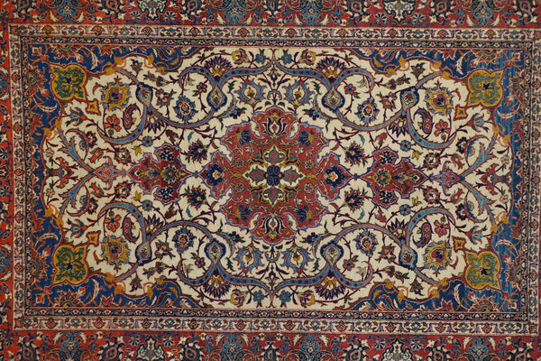 Vintage Isfahan Rug 4'10'' x 7'2''