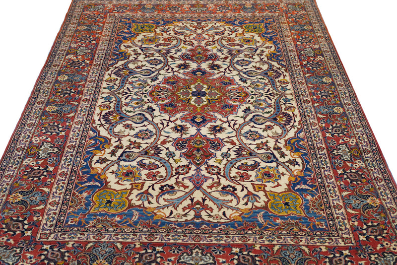 Vintage Isfahan Rug 4'10'' x 7'2''