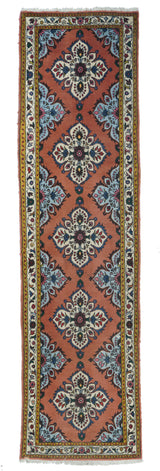 Hamadan Wool on Cotton 2'7''x9'10''