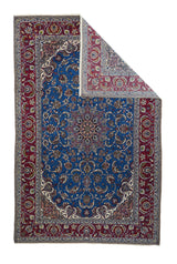 Vintage Isfahan Rug 5'1'' x 7'10''