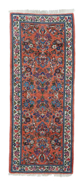 Sarouk Wool on Cotton 2'10''x7'1''