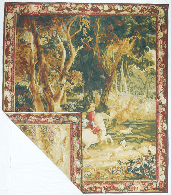 Belgium Pictorial Tapestry 7'5'' x 7'7''