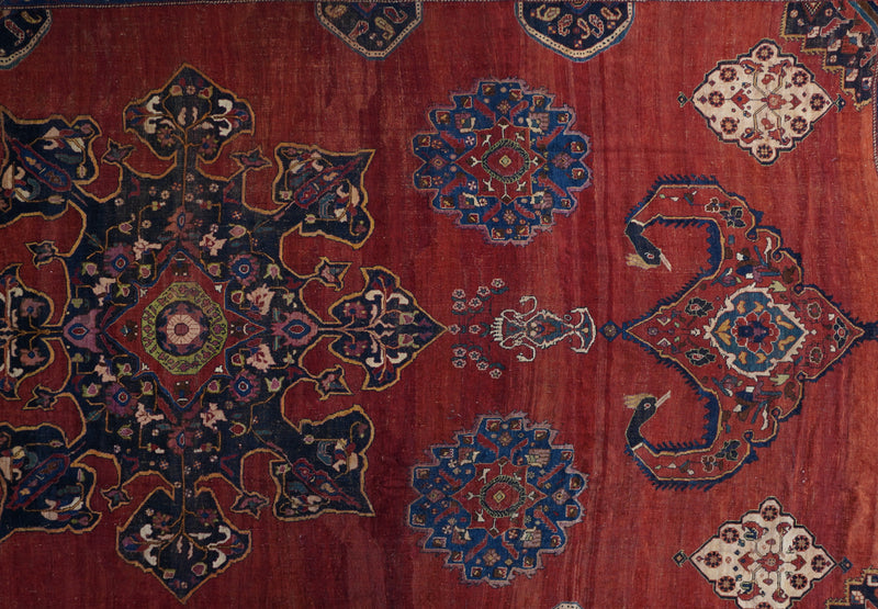 Antique Qashqai Rug 11'0'' x 18'10''