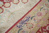 Vintage Persian Qum Rug