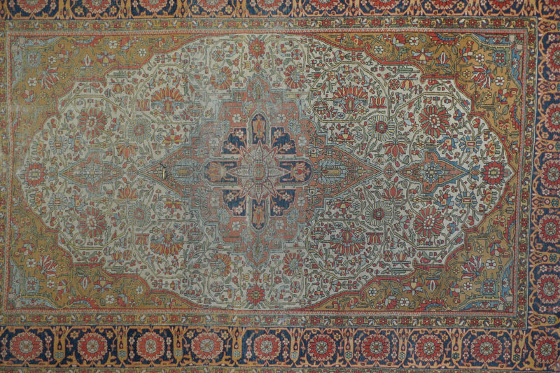 Antique Kashan Rug 4'0'' x 6'2''