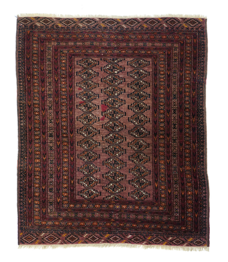 Bokhara Wool on wool 3'11''x4'9''