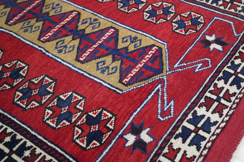 Vintage Turkish Rug 2'9'' x 3'9''