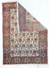 Antique Beige Afshar Rug 4'4'' x 6'1''