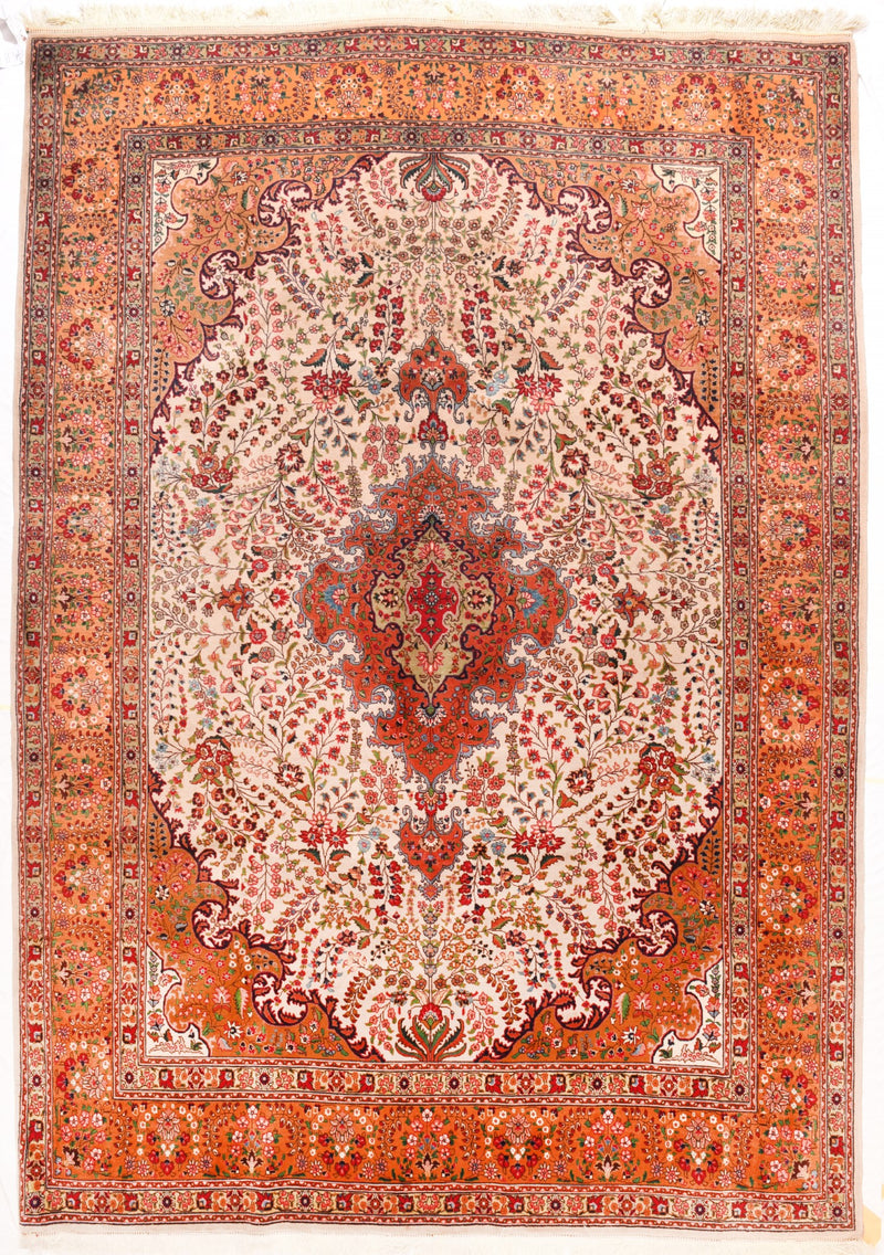 Persian Tabriz Wool on Cotton 7'2'' x 10'1''