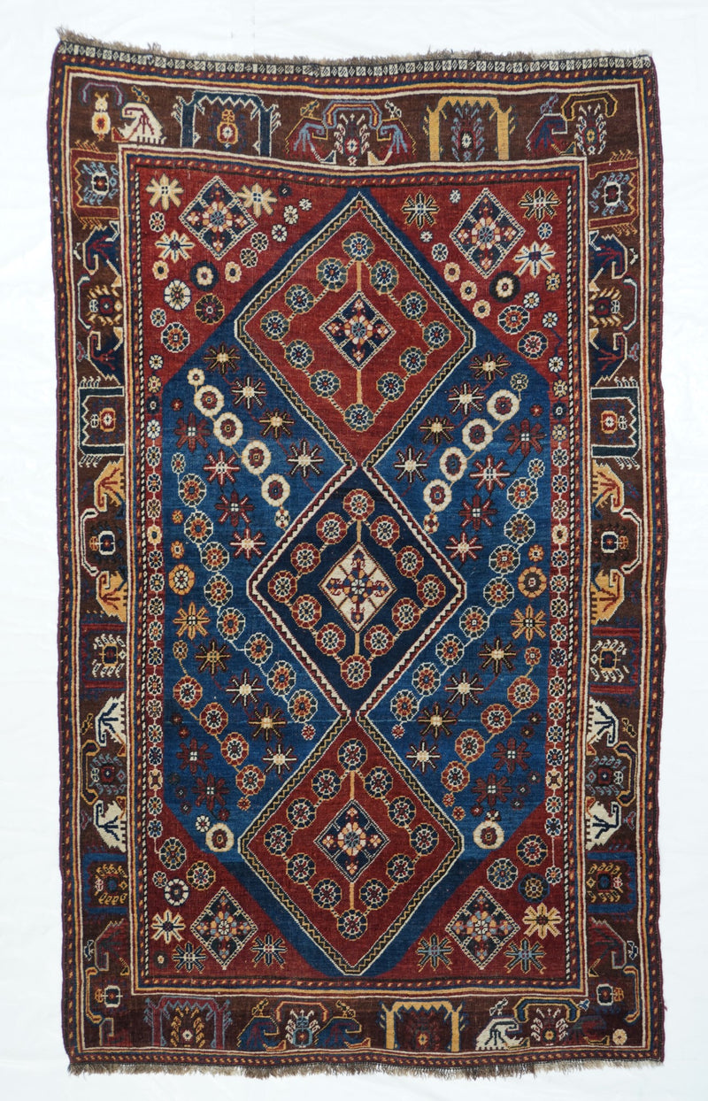 Antique Qashqai  Rug 4'1'' x 6'10''