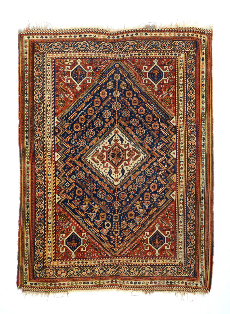 Antique Qashqai Rug 4'8'' x 6'2''
