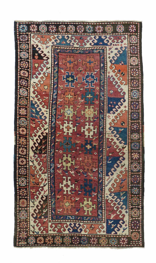 Antique Kazak Borcholo Rug
