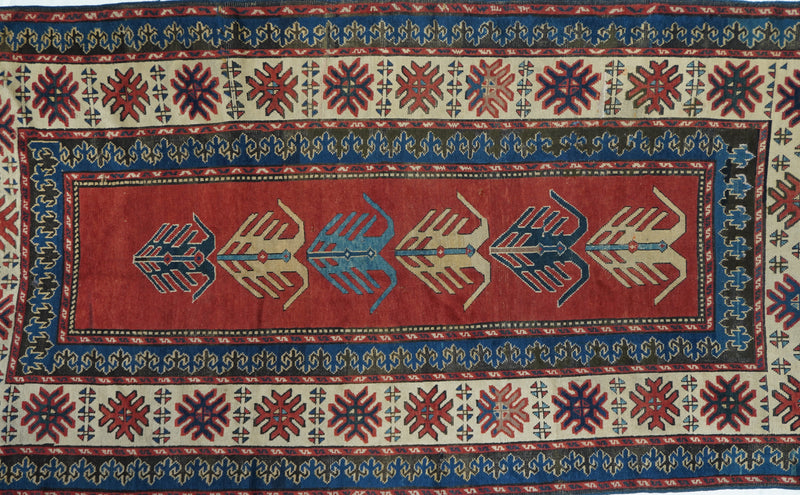 Antique Kazak Rug 5'2'' x 10'1''