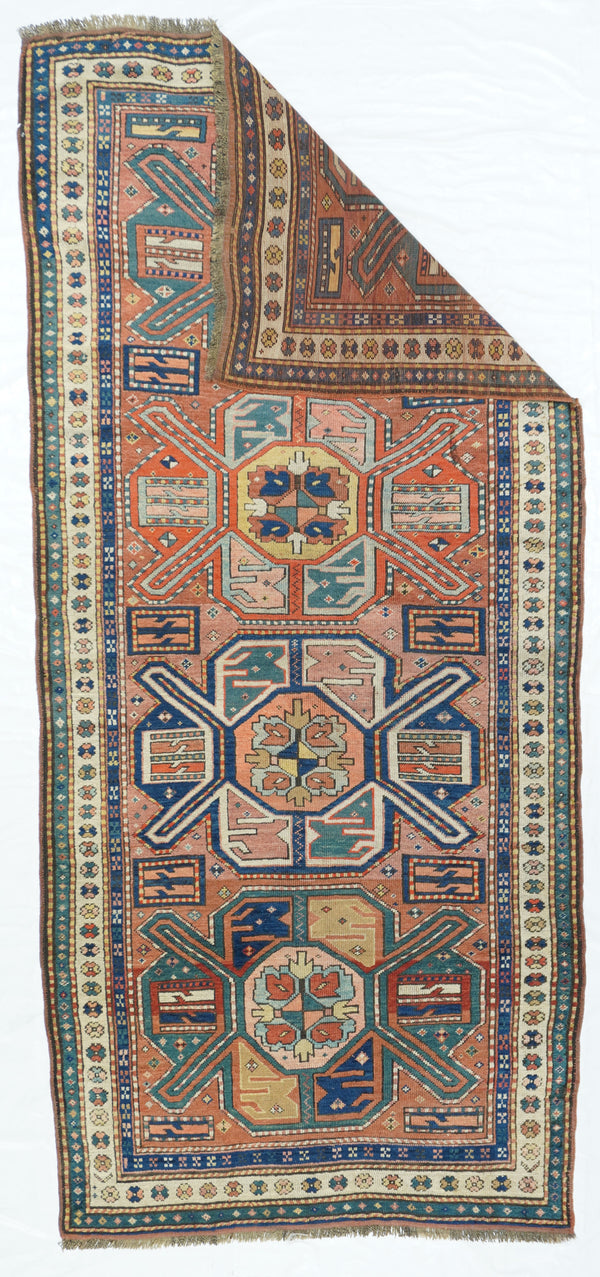 Antique Kazak Rug 3'11'' x 8'7''