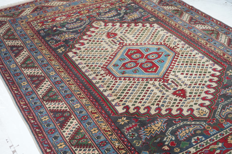 Vintage Shirvan Rug 6'2'' x 9'5''