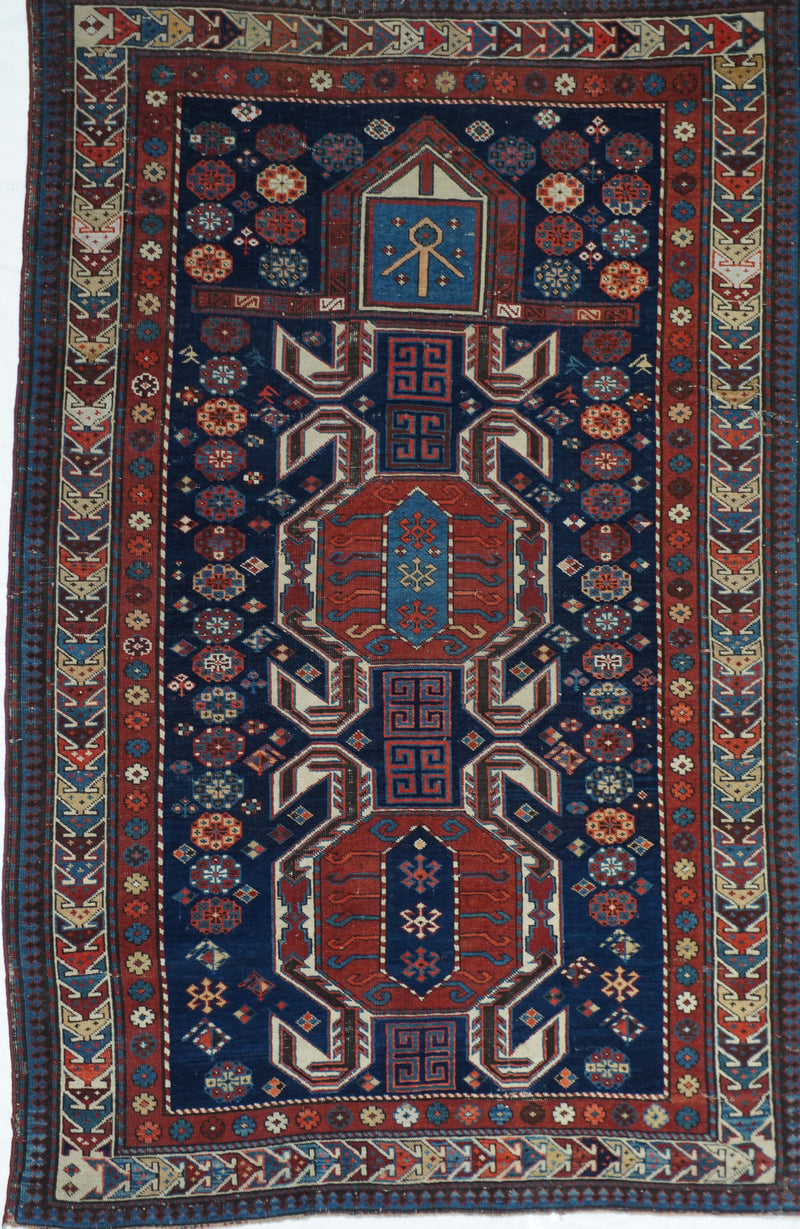 Antique Shirvan Rug 3'6'' x 5'5''