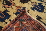 Antique Tribal Afshar Rug 3'9'' x 4'8''