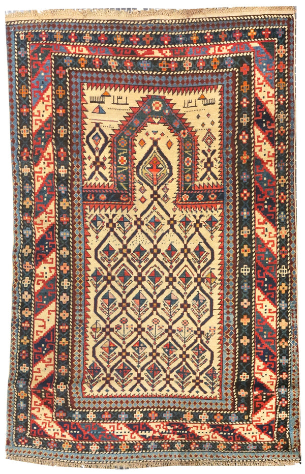 Daghestan Shirvan Wool on wool 3'4''x5'2''