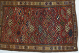 Antique Kazak Rug 4'1'' x 6'2''