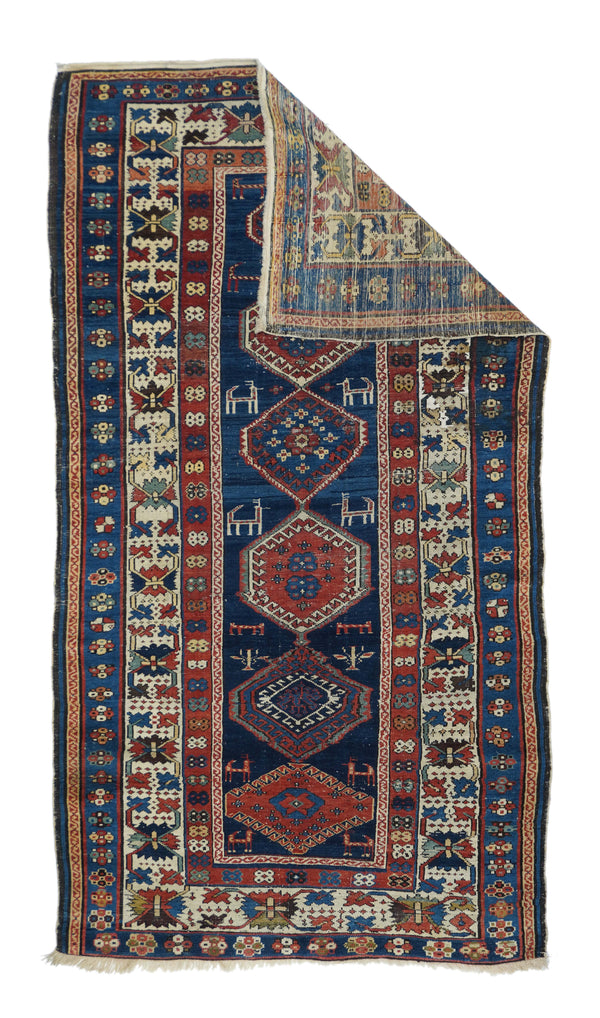 Antique Shirvan Rug 3'9'' x 7'3''