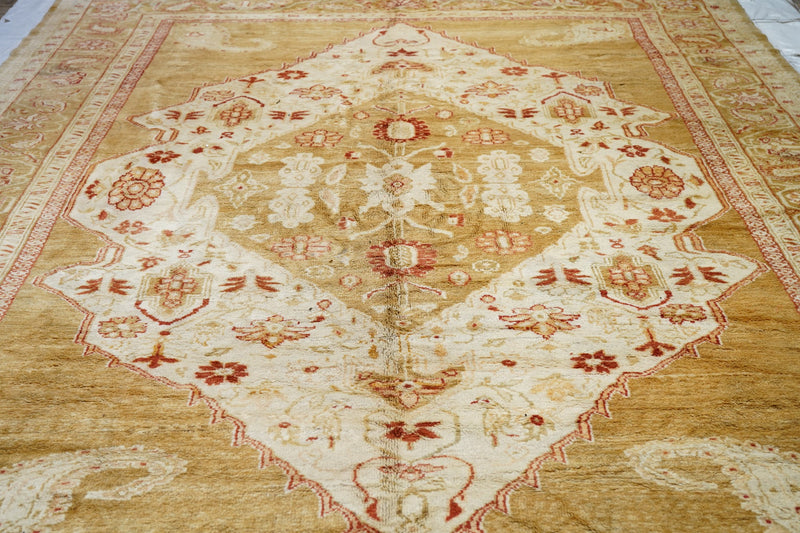 Antique Oushak Rug 9'11'' x 13'5''