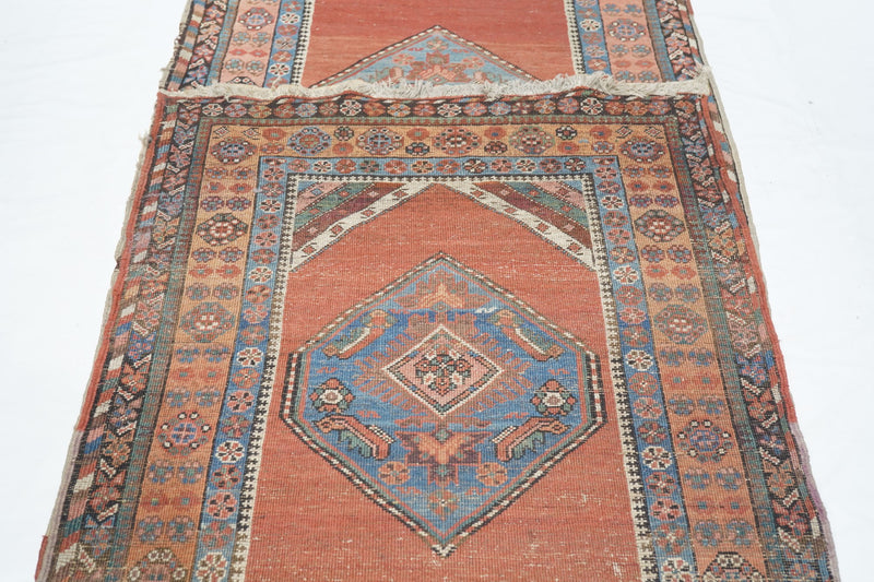 Antique Bakshayesh Rug 3'4'' x 17'3''