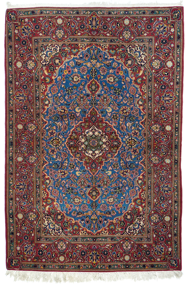 Vintage Kashan Rug 4'7'' x 6'10''