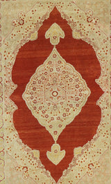 Antique Tabriz Haji Jalili Rug 3'9'' x 5'6''