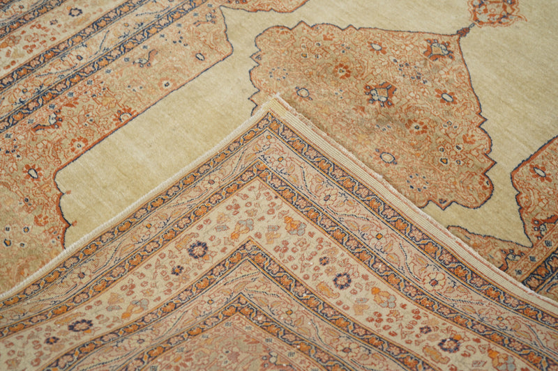 Antique Tabriz Haji Jalili Rug 4'2'' x 7'