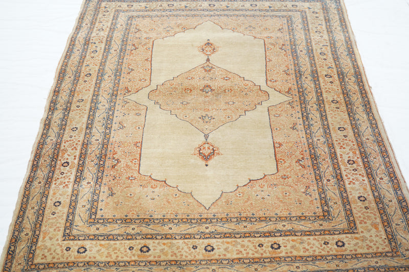 Antique Tabriz Haji Jalili Rug 4'2'' x 7'