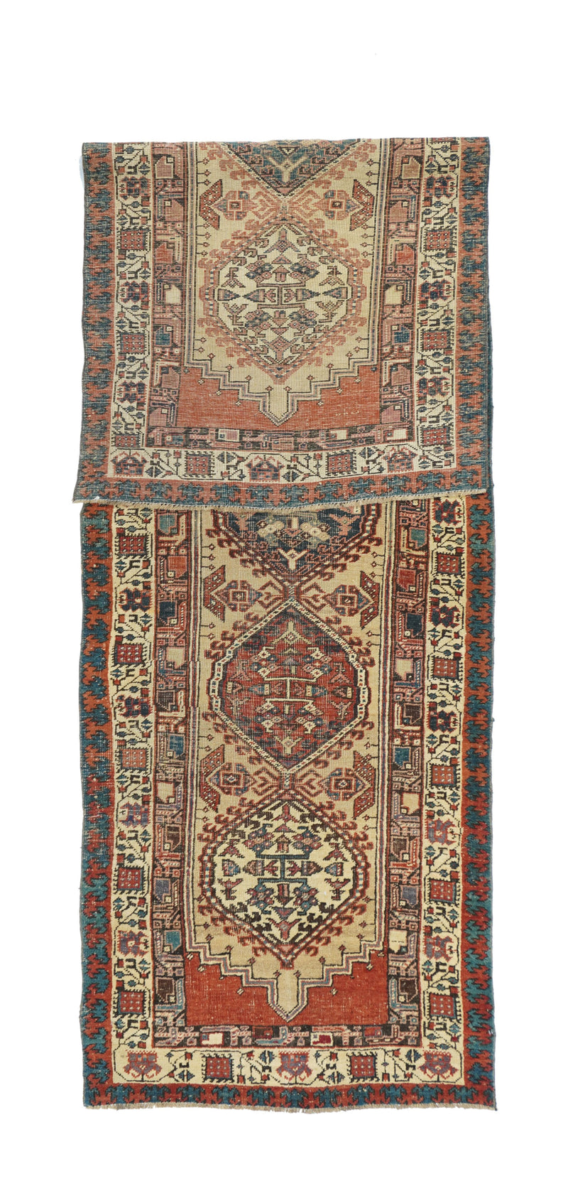 Antique Persian Sarab Rug 3'2''x11'