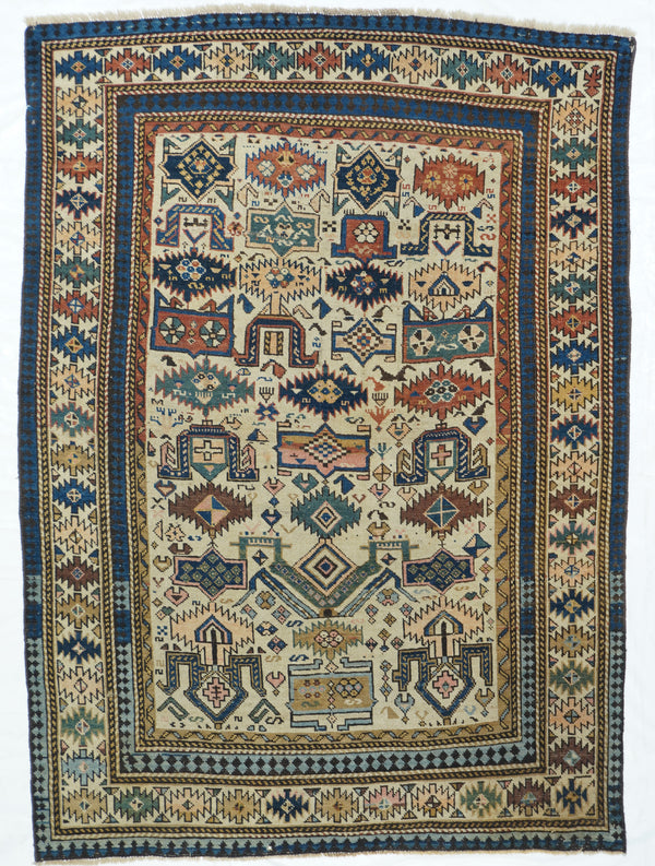 Antique Zeikor Rug 4' x 5'5''