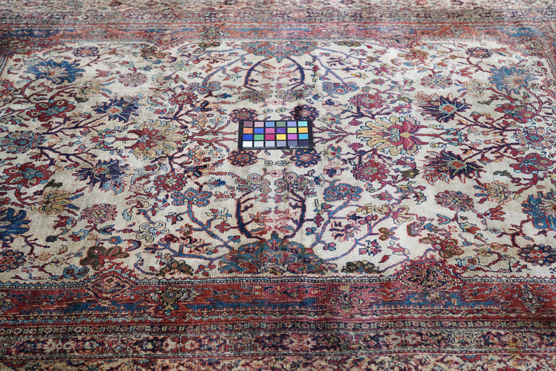 Antique Silk Senneh Rug 4'9'' x  6'4''