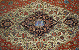 Antique Kashan Rug 9' x 12'6''