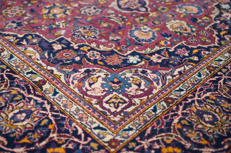 Vintage Kashan Rug 4'4'' x 6'10''