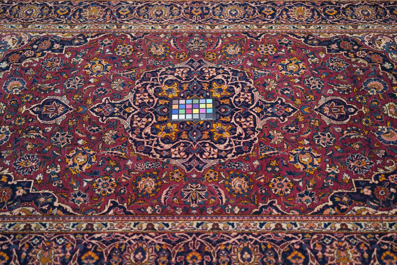 Vintage Kashan Rug 4'4'' x 6'10''