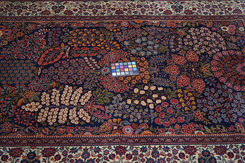 Antique Kashan Rug 4'5'' x 6'9''