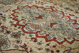 Antique Kashan Rug 4'3'' x 7'2''